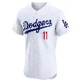 Men's No.11 Roki Sasaki Los Angeles Dodgers White Elite Home Jersey