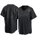 Men's No.12 Jake Marisnick Los Angeles Dodgers Black Replica Pitch Fashion 2024 World Series Jersey
