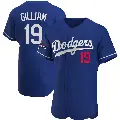 Men's No.19 Jim Gilliam Los Angeles Dodgers Royal Authentic Alternate 2024 World Series Champions Jersey
