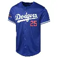 Men's No.25 Kolten Wong Los Angeles Dodgers Royal Limited Alternate World Series Champions Jersey