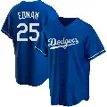 Men's No.25 Tommy Edman Los Angeles Dodgers Royal Replica Alternate Jersey