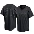 Men's No.26 Tony Gonsolin Los Angeles Dodgers Black Replica Pitch Fashion 2024 World Series Jersey
