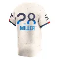 Men's No.28 Bobby Miller Los Angeles Dodgers Cream Limited 2024 City Connect World Series Champions Jersey