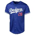 Men's No.28 Bobby Miller Los Angeles Dodgers Royal Limited Alternate Jersey
