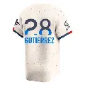 Men's No.28 Franklin Gutierrez Los Angeles Dodgers Cream Limited 2024 City Connect World Series Champions Jersey