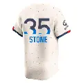 Men's No.35 Gavin Stone Los Angeles Dodgers Cream Limited 2024 City Connect Jersey