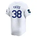 Men's No.38 Kirby Yates Los Angeles Dodgers White Limited 2024 World Tour Seoul Series Home Jersey