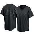 Men's No.45 Michael Kopech Los Angeles Dodgers Black Replica Pitch Fashion Jersey