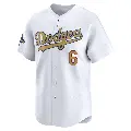 Men's No.6 Steve Garvey Los Angeles Dodgers Gold Limited White 2025 Collection Jersey
