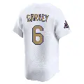 Men's No.6 Steve Garvey Los Angeles Dodgers Gold Limited White 2025 Collection Jersey