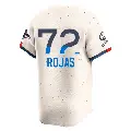 Men's No.72 Miguel Rojas Los Angeles Dodgers Cream Limited 2024 City Connect World Series Champions Jersey