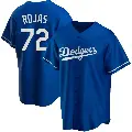 Men's No.72 Miguel Rojas Los Angeles Dodgers Royal Replica Alternate Jersey