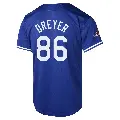 Men's No.86 Jack Dreyer Los Angeles Dodgers Royal Limited Alternate World Series Champions Jersey
