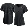 Women's No.33 Eddie Murray Los Angeles Dodgers Black Replica Pitch Fashion 2024 World Series Jersey