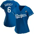Women's No.6 Steve Garvey Los Angeles Dodgers Royal Authentic Alternate 2024 World Series Jersey