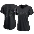 Women's No.66 Tanner Scott Los Angeles Dodgers Black Replica Pitch Fashion 2024 World Series Champions Jersey
