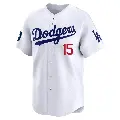 Youth No.15 Shawn Green Los Angeles Dodgers White Limited 2024 World Tour Seoul Series Home Jersey