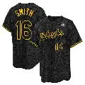 Youth No.16 Will Smith Los Angeles Dodgers Black Replica Snake Skin City 2024 World Series Jersey