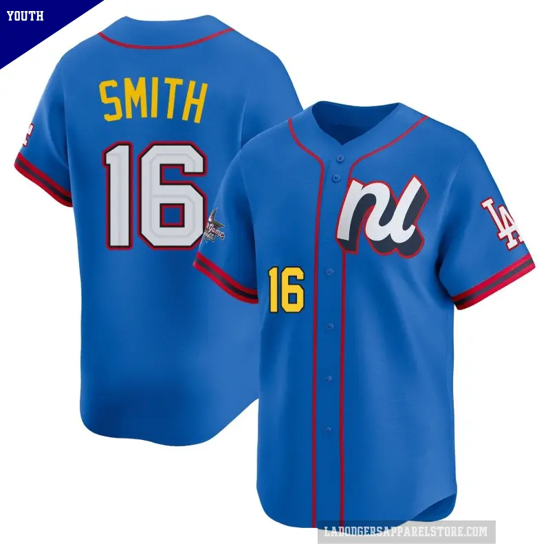Youth No.16 Will Smith Los Angeles Dodgers Blue Limited National League 2025 All-Star Edition Jersey