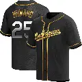 Youth No.25 Frank Howard Los Angeles Dodgers Gold Replica Black en Alternate Jersey