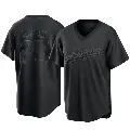 Youth No.25 Tommy Edman Los Angeles Dodgers Black Replica Pitch Fashion Jersey