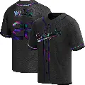 Youth No.28 Bobby Miller Los Angeles Dodgers Black Replica Holographic Alternate Jersey