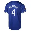 Youth No.4 Babe Herman Los Angeles Dodgers Royal Limited Alternate World Series Champions Jersey