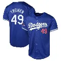Youth No.49 Blake Treinen Los Angeles Dodgers Royal Limited Alternate World Series Champions Jersey