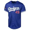 Youth No.49 Blake Treinen Los Angeles Dodgers Royal Limited Alternate World Series Champions Jersey