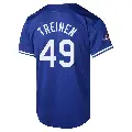 Youth No.49 Blake Treinen Los Angeles Dodgers Royal Limited Alternate World Series Champions Jersey