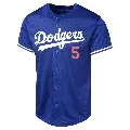 Youth No.5 Freddie Freeman Los Angeles Dodgers Royal Limited Alternate Jersey