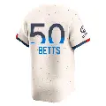 Youth No.50 Mookie Betts Los Angeles Dodgers Cream Limited 2024 City Connect Jersey