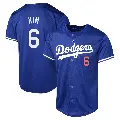 Youth No.6 Hyeseong Kim Los Angeles Dodgers Royal Limited Alternate Jersey