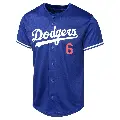 Youth No.6 Hyeseong Kim Los Angeles Dodgers Royal Limited Alternate Jersey