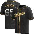 Youth No.65 James Paxton Los Angeles Dodgers Gold Replica Black en Alternate Jersey