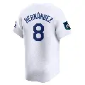 Youth No.8 Enrique Hernandez Los Angeles Dodgers White Limited 2024 World Tour Seoul Series Home Jersey