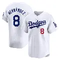 Youth No.8 Enrique Hernandez Los Angeles Dodgers White Limited Home Jersey