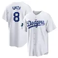 Youth No.8 Reggie Smith Los Angeles Dodgers White Replica 2024 World Tour Seoul Series Home Jersey