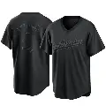 Youth No.9 Kristopher Negron Los Angeles Dodgers Black Replica Pitch Fashion Jersey