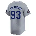 Youth No.93 Kevin Kiermaier Los Angeles Dodgers Gray Limited Away World Series Champions Jersey